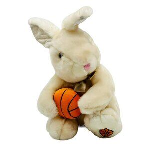 Dan Dee‎ Bunny Rabbit Basketball Foot Plush Tan Easter 11 inch Stuffed Animal
